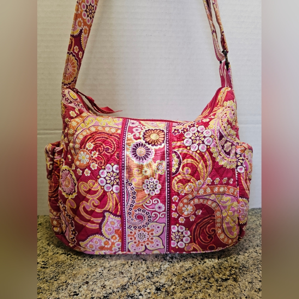 Vera Bradley Raspberry Fizz Shoulder Bag
